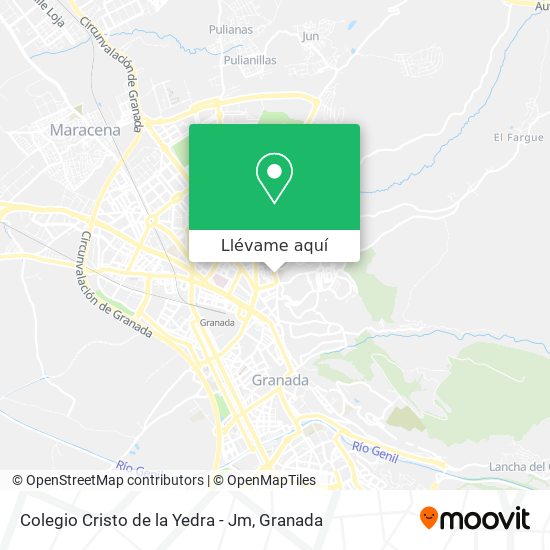 Mapa Colegio Cristo de la Yedra - Jm