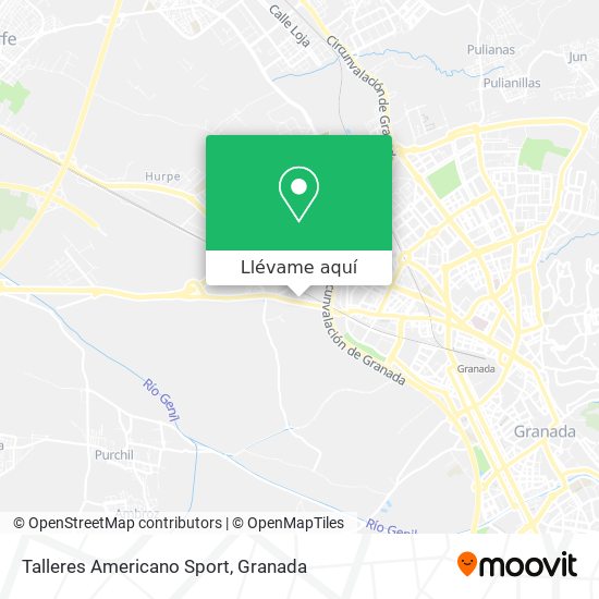 Mapa Talleres Americano Sport