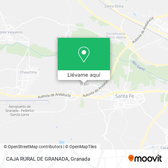 Mapa CAJA RURAL DE GRANADA