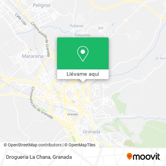 Mapa Drogueria La Chana