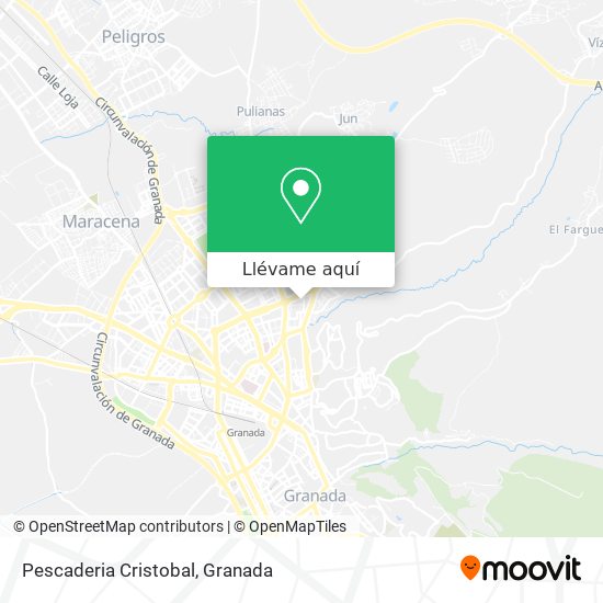 Mapa Pescaderia Cristobal