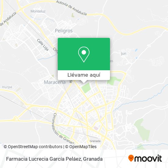 Mapa Farmacia Lucrecia García Peláez