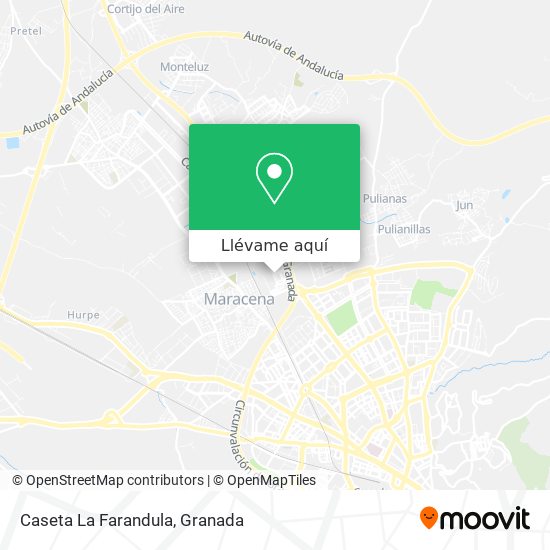 Mapa Caseta La Farandula