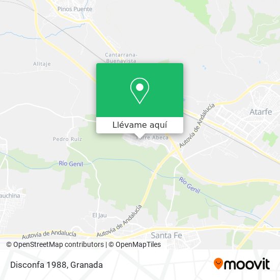 Mapa Disconfa 1988