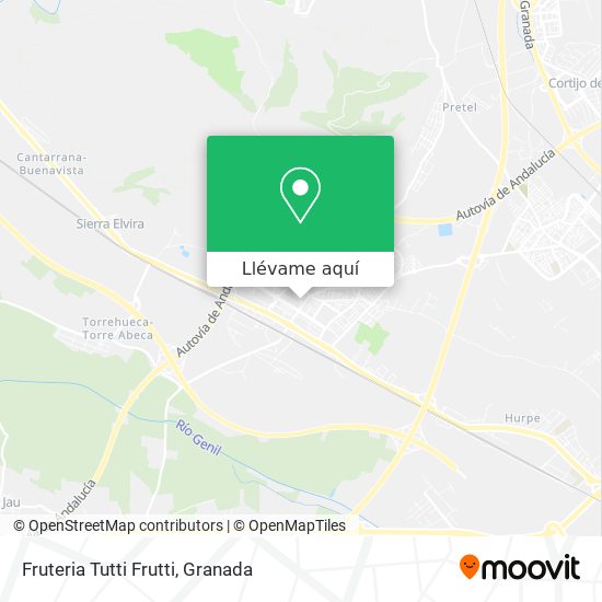 Mapa Fruteria Tutti Frutti