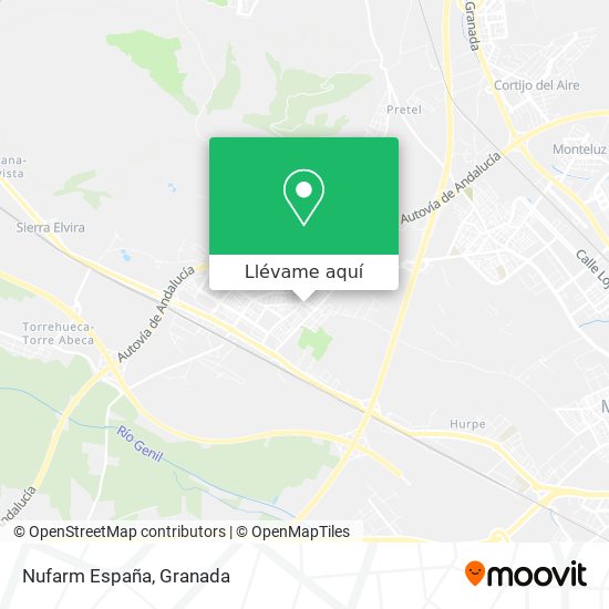 Mapa Nufarm España
