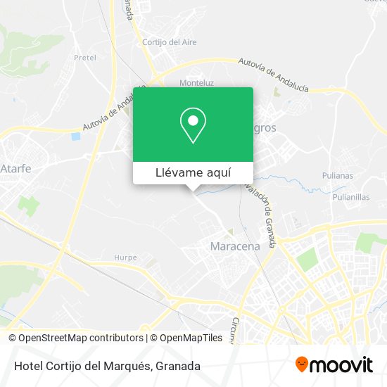 Mapa Hotel Cortijo del Marqués