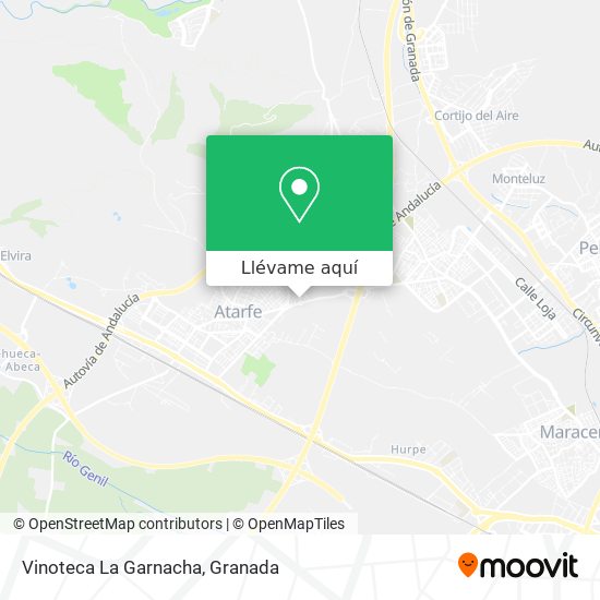 Mapa Vinoteca La Garnacha