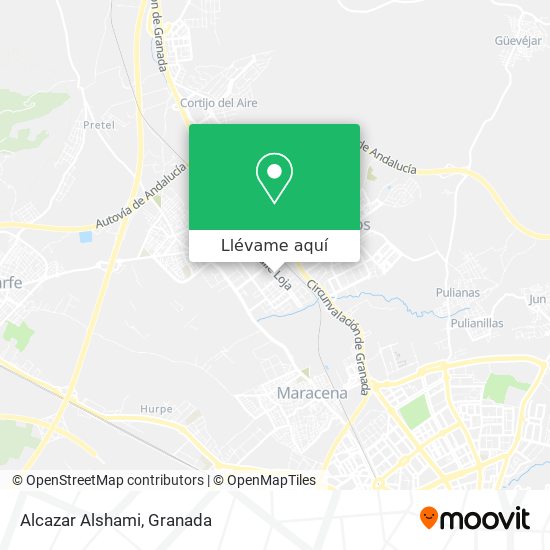 Mapa Alcazar Alshami
