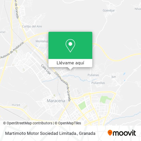 Mapa Martimoto Motor Sociedad Limitada.