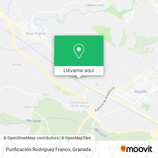 Mapa Purificación Rodríguez Franco