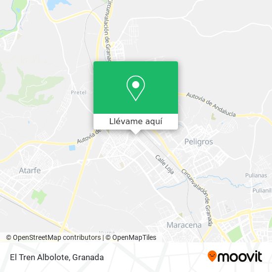 Mapa El Tren Albolote