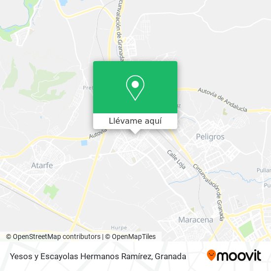 Mapa Yesos y Escayolas Hermanos Ramírez