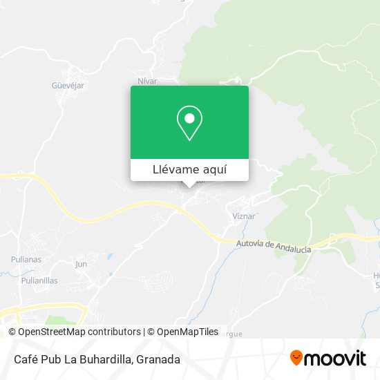 Mapa Café Pub La Buhardilla