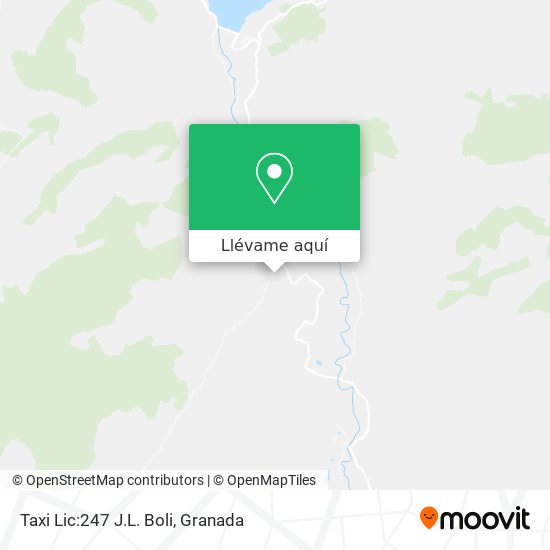 Mapa Taxi Lic:247 J.L. Boli