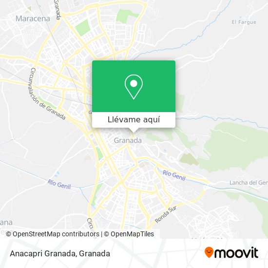 Mapa Anacapri Granada