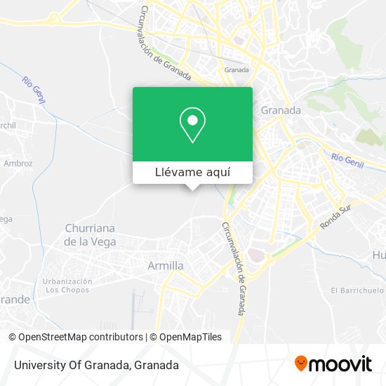 Mapa University Of Granada