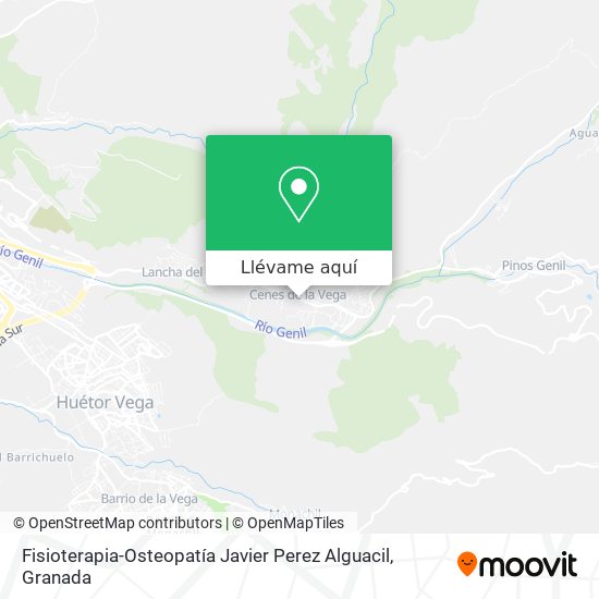 Mapa Fisioterapia-Osteopatía Javier Perez Alguacil