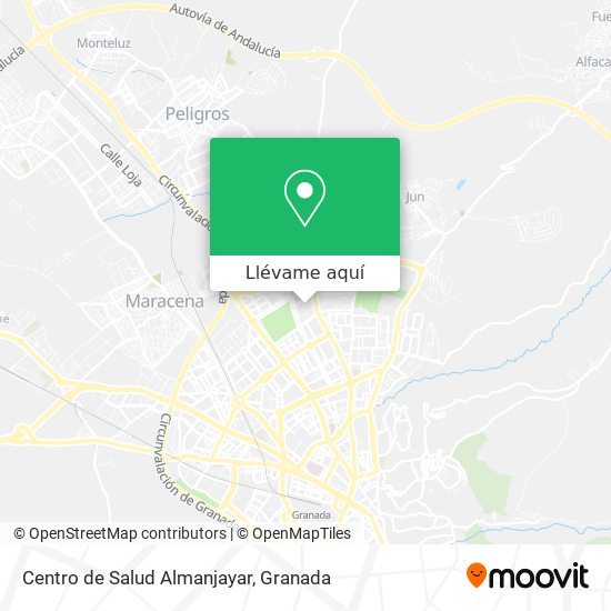 Mapa Centro de Salud Almanjayar