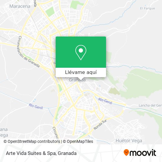 Mapa Arte Vida Suites & Spa