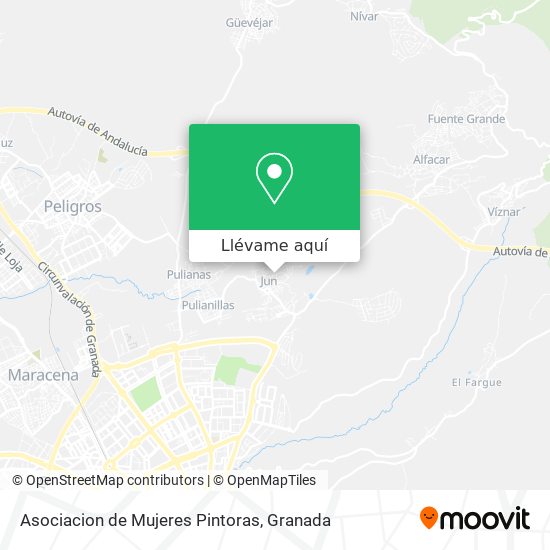Mapa Asociacion de Mujeres Pintoras