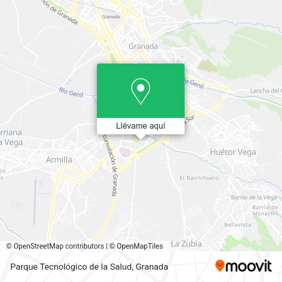 Mapa Parque Tecnológico de la Salud