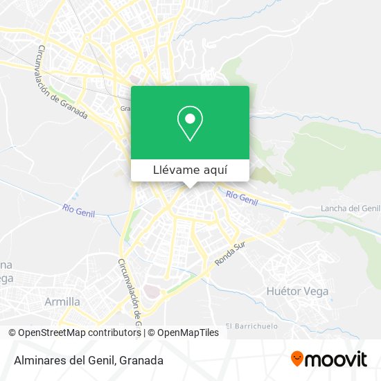 Mapa Alminares del Genil