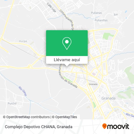 Mapa Complejo Depotivo CHANA
