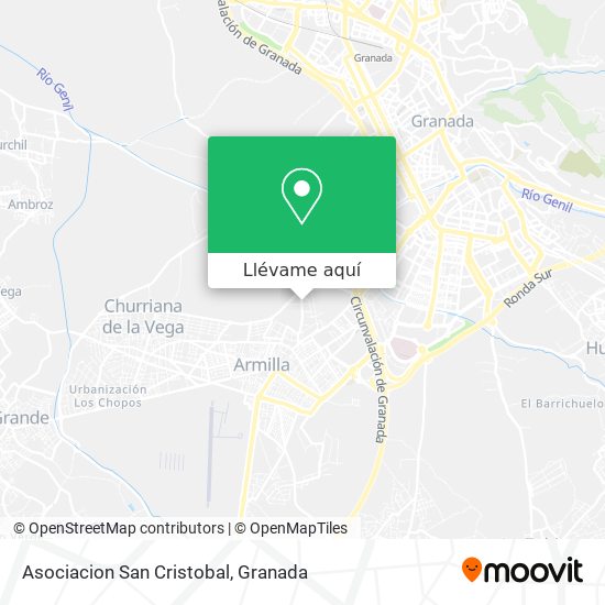 Mapa Asociacion San Cristobal