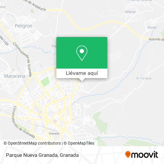 Mapa Parque Nueva Granada