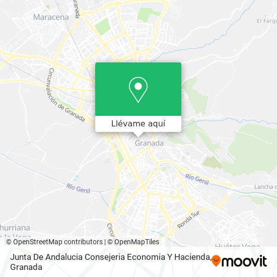 Mapa Junta De Andalucia  Consejeria Economia Y Hacienda