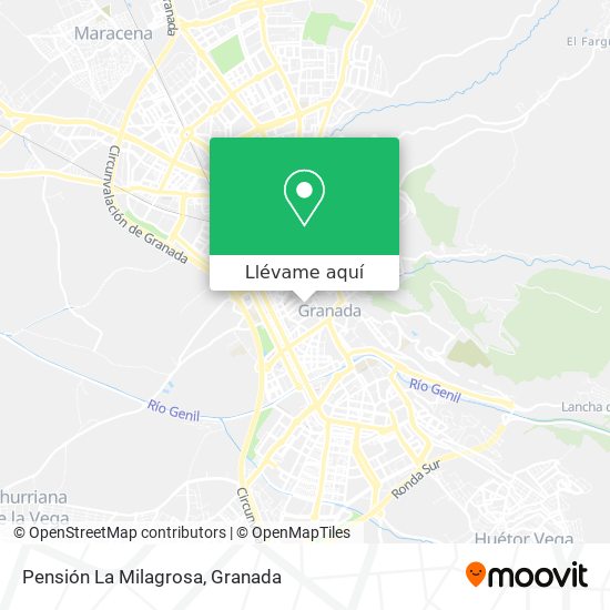 Mapa Pensión La Milagrosa