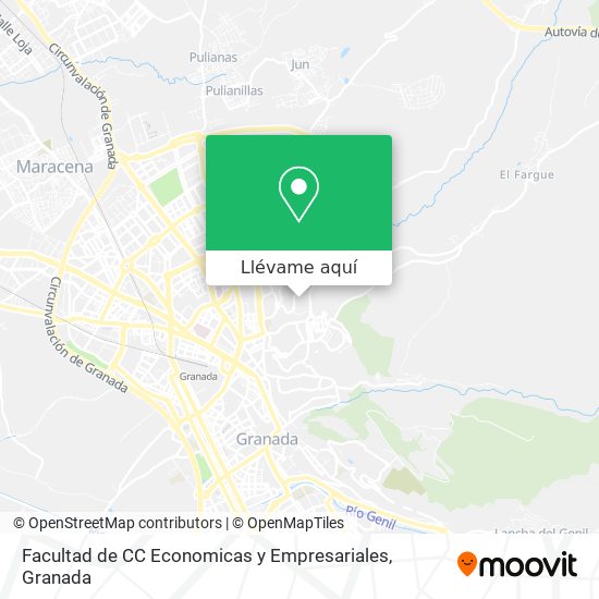 Mapa Facultad de CC Economicas y Empresariales