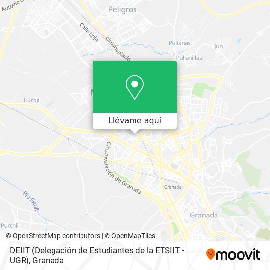 Mapa DEIIT (Delegación de Estudiantes de la ETSIIT - UGR)