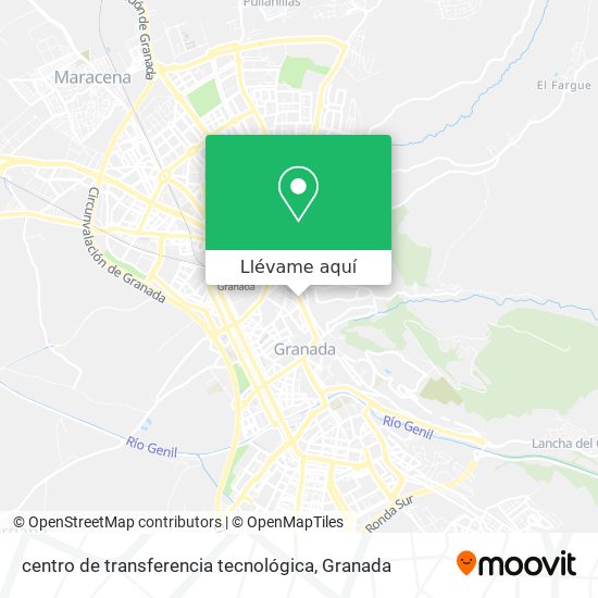 Mapa centro de transferencia tecnológica