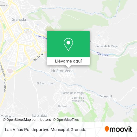 Mapa Las Viñas Polideportivo Municipal