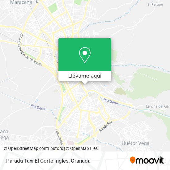 Mapa Parada Taxi El Corte Ingles