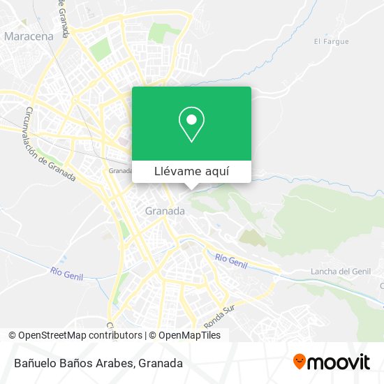 Mapa Bañuelo Baños Arabes