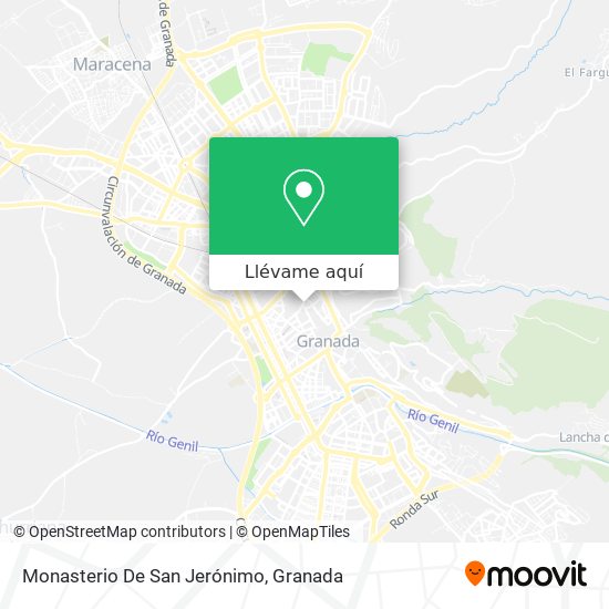 Mapa Monasterio De San Jerónimo