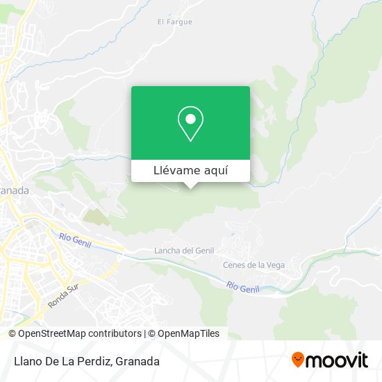 Mapa Llano De La Perdiz