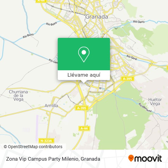 Mapa Zona Vip Campus Party Milenio