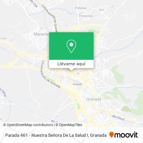 Mapa Parada 461 - Nuestra Señora De La Salud I