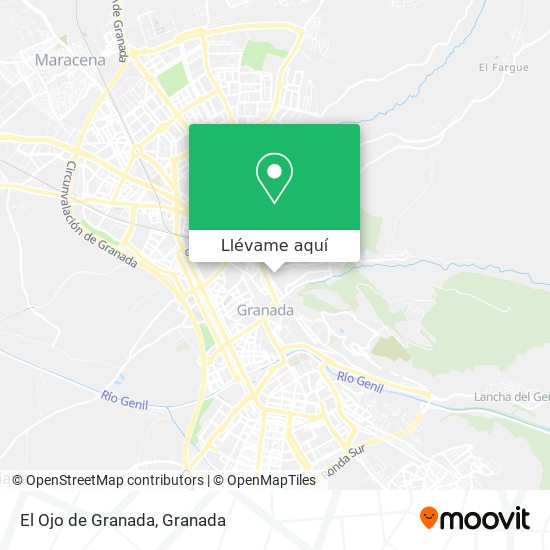 Mapa El Ojo de Granada