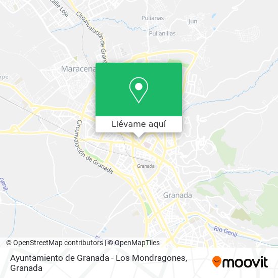 Mapa Ayuntamiento de Granada - Los Mondragones