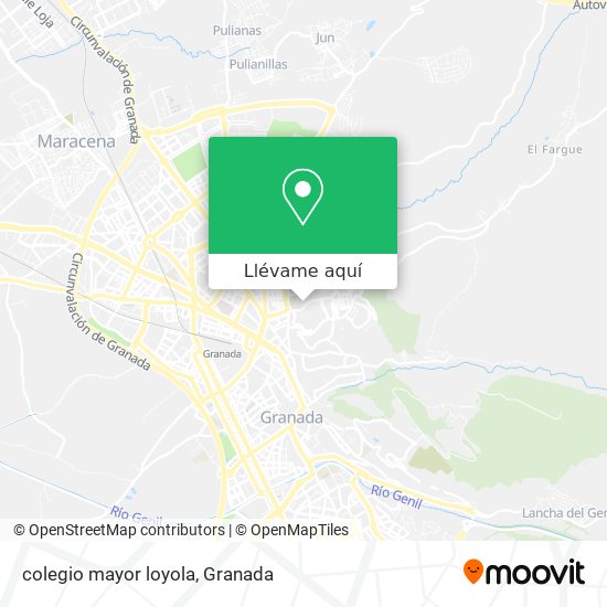 Mapa colegio mayor loyola