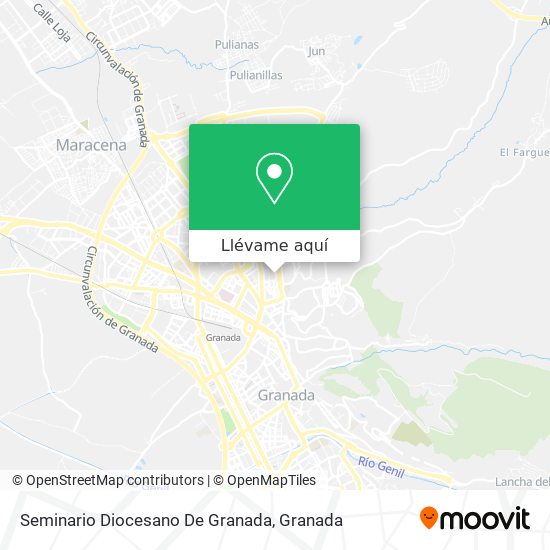 Mapa Seminario Diocesano De Granada