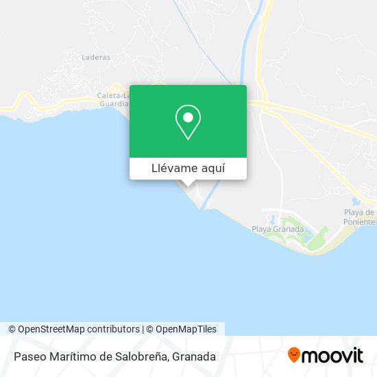 Mapa Paseo Marítimo de Salobreña