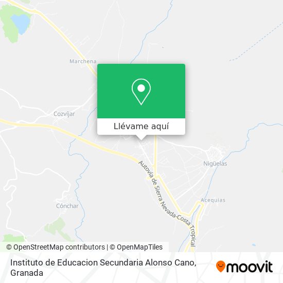 Mapa Instituto de Educacion Secundaria Alonso Cano