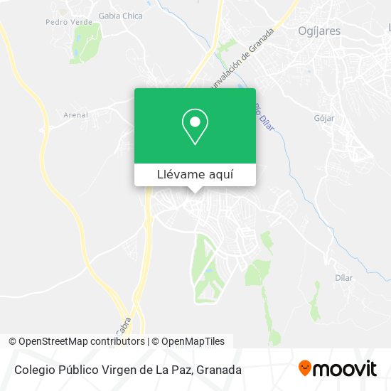 Mapa Colegio Público Virgen de La Paz