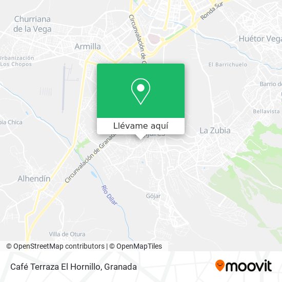 Mapa Café Terraza El Hornillo